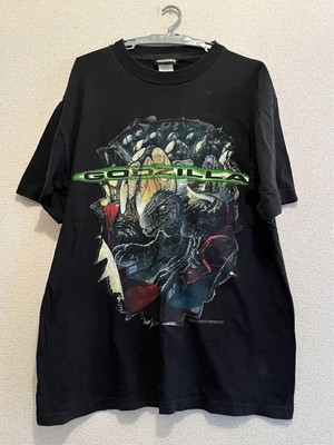 Godzilla 1998 Vintage T-Shirt Hollywood Movie Retro Rare Used-image