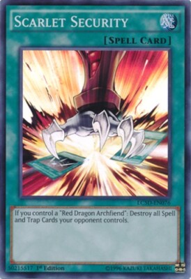 Yugioh! Scarlet Security - LC5D-EN076 - Super Rare - 1st Edition Near Mint, Engl-image