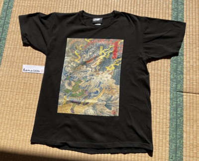 Godzilla Intercept Operation Awaji Island T-Shirts Ukiyo-e Japanese Size L(US M)-image