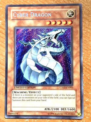 yugioh Cyber Dragon CT03-EN002 Secret Rare Limited Edition near mint-image