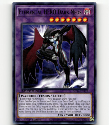 Yugioh Elemental HERO Dark Neos - Speed Duel GX: Midterm Destruction-image