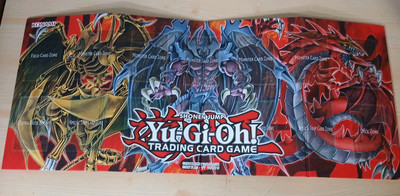 YuGiOh! GX Hard Folding Double Sided Play Mat Egyptian Gods-image