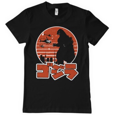 Officially Licensed Godzilla Japanese Logo Mens T-Shirt S-5XL Size-image
