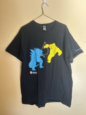 2024 Godzilla vs Kong The New Empire T-Shirt American Red Cross Give Blood Large-image