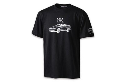 NISSAN Skyline GT-R R32 T-Shirt Black S Size KWA00-13T21 ##663192077-image