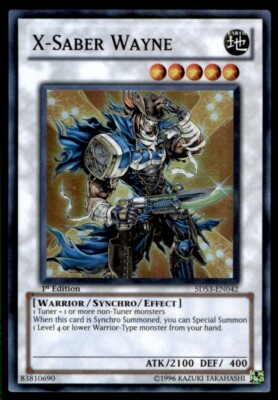 Yu-Gi-Oh! 1st Edition X-Saber Wayne #5DS3-EN042 Near Mint-image