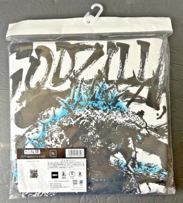 2023 Godzilla White T-Shirt, XL Short-Sleeve from Japan, Sealed NWT-image