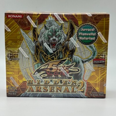 Yugioh Hidden Arsenal 2 1st Edition Booster Box Factory Sealed 5D'S-image