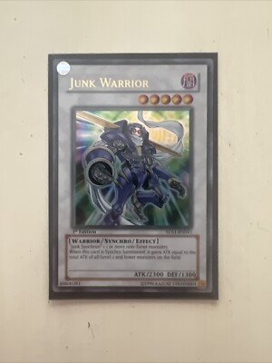 Yu-Gi-Oh! TCG Junk Warrior Yu-Gi-Oh! 5D's 5DS1-EN041 1st Edition Ultra Rare-image