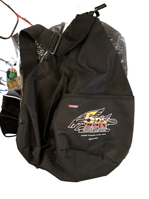 Yu-Gi-Oh Konami Sling Shoulder Bag Backpack Nylon Black 5DS EUC-image