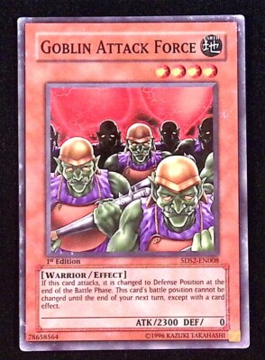 Goblin Attack Force YuGiOh 5D's Starter Deck 2009 Warrior Effect Common-image