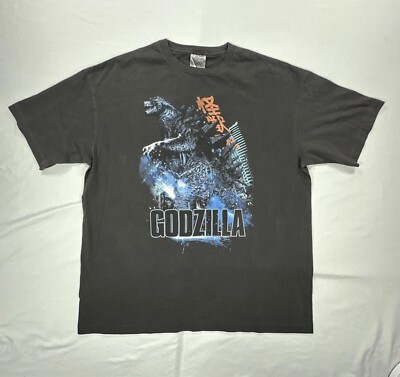 Vintage Sz L Godzilla Single Stitch T-Shirt BIG GRAPHIC 90s Screen Stars-image