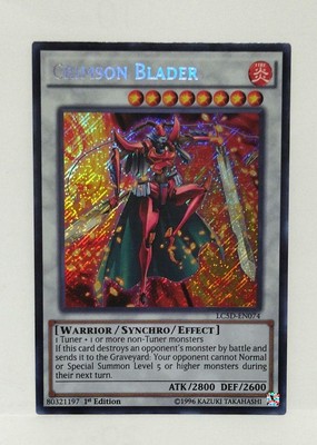 Yugioh Crimson Blader LC5D-EN074 1st Edition Secret Rare-image