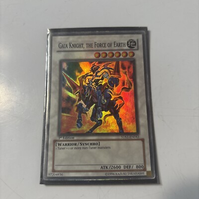 Gaia Knight, the Force of Earth 5DS3-EN041 Yu-Gi-Oh Card 1st Edition New-image