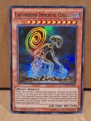 Earthbound Immortal Cusillu - LC5D-EN148 Super Rare Yugioh! Holo Foil Nice-image