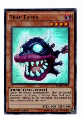 Yugioh - 1X Trap Eater - Ultra Rare - 1st Edition - LC5D-EN058 - Near Mint-image