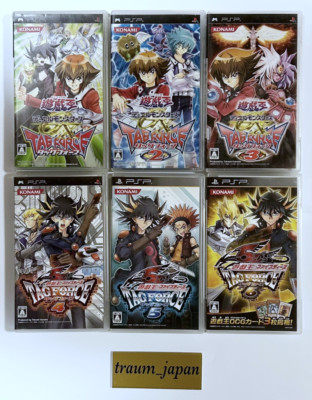 YU-GI-OH! Duel Monsters GX 1 2 3 5D's Tag Force 4 5 6 PSP Lot 6 set Tested Games-image