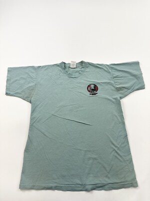 Vintage G-Fest Shirt Men’s Large Green Godzilla Short Sleeve 1998 Single Stitch-image