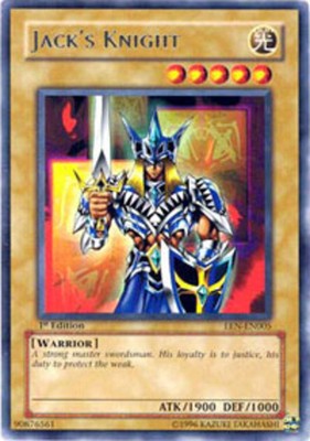 Jack's Knight - EEN-EN005 - Rare - Unlimited Edition LP YuGiOh!  Booster Set Car-image