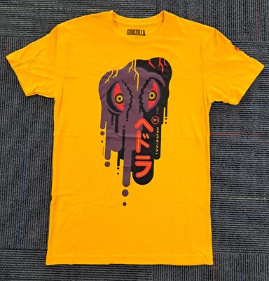 Godzilla Hedorah Smog Monster F/B Sleeve Size Small Shirt Mondo Kanji Rare OOP -image