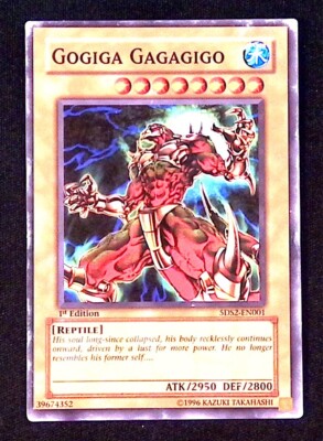 Gogiga Gagagigo 1st Edition YuGiOh 5D's Starter Deck 2009 Reptile Common-image