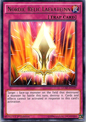 Nordic Relic Laevateinn LC5D-EN199 Yu-Gi-Oh! Light Play 1st Edition-image