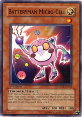 Batteryman Micro-Cell - LODT-EN032 - Common - Unlimited Edition NM YuGiOh!  Boos-image