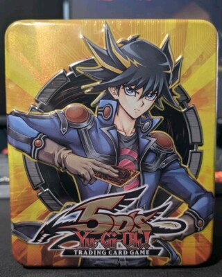 YUSEI FUDO COLLECTABLE TIN EXCLUSIVE (YELLOW VERSION) 2008 YUGIOH 5DS SEALED NEW-image