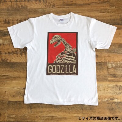 Godzilla Store Japan Toho Monster T-shirt Collection Godzilla 1954 Size L White-image