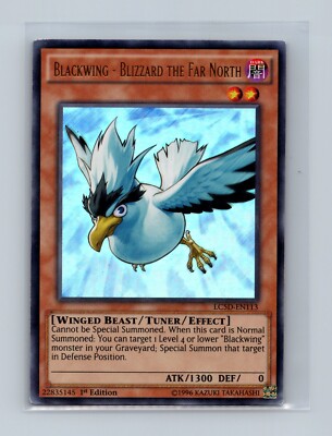 Yugioh Blackwing - Blizzard The Far North LC5D-EN113 Ultra Rare 1st Ed NM-image