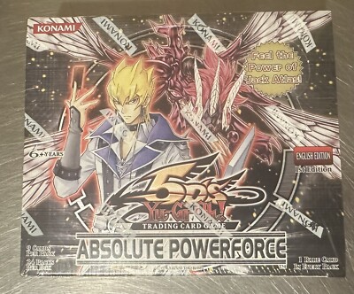 Yu-Gi-Oh! 5D's Absolute Powerforce 1st Edition Booster Box Factory Sealed W/Case-image