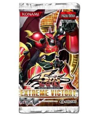 YUGIOH EXTREME VICTORY 5D'S 1ST EDITION Sealed BOOSTER PACK-image