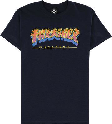 THRASHER GODZILLA BURST SS TSHIRT SMALL NAVY-image