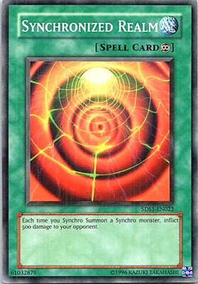 Synchronized Realm 5DS1-EN022 Yu-Gi-Oh! Light Play Unlimited-image