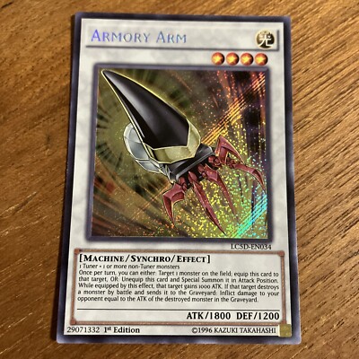 Yugioh! LP Armory Arm - LC5D-EN034 - Secret Rare - 1st Edition Lightly Played, E-image