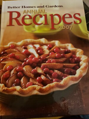 Better Homes and Gardens Annual Recipes 2007 Cookbook Cook Book Hardcover-image