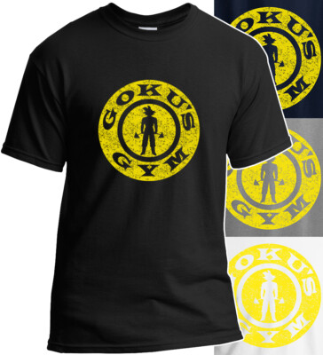 Goku's Gym T-Shirt Manga Saiyan Anime Fitness Saiyan 90s Retro DBZ Naruto-image