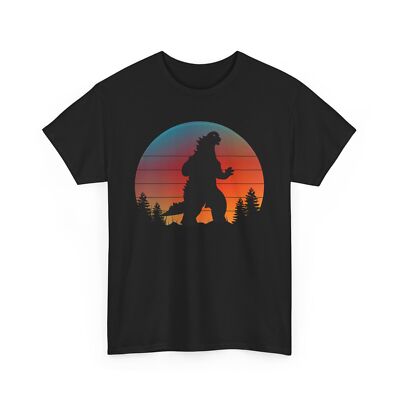 Comic Style Godzilla T-Shirt | Retro Japanese Monster Tee | Kaiju Graphic Shirt-image