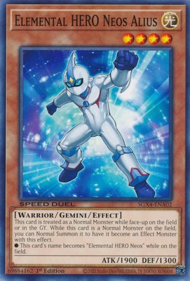 Speed Duel GX: Midterm Destruction #SGX4-ENA02 Elemental HERO Neos Alius-image