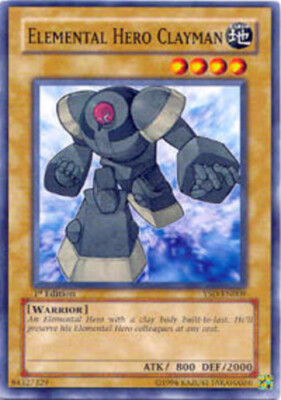Elemental Hero Clayman - YSD-EN009 - Common - 1st Edition x1 - Lightly Played-image