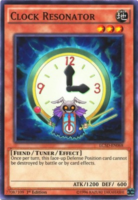 Clock Resonator - LC5D-EN068 - Common - 1st Edition Moderately Played Legendary -image