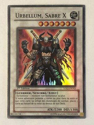 Yu-Gi-Oh Card - JCC - Urbellum, X-Sabre - 5DS2-FR043-image