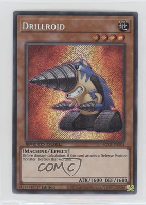 2022 Yu-Gi-Oh! Speed Duel GX: Midterm Paradox 1st Edition SE Drillroid 4k2-image