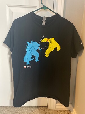 red cross tshirt Godzilla Kong-image