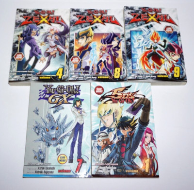 Yu-Gi-Oh! Zexal, GX & 5D's Manga Lot of 5 English - No Cards Included-image