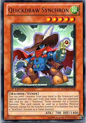 Quickdraw Synchron 5DS3-EN018 Yu-Gi-Oh! Light Play 1st Edition-image