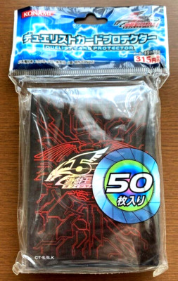 Yugioh 5D's Official Protector Dragon coat of arms Red 50 Sleeves Japan NEW DHL-image