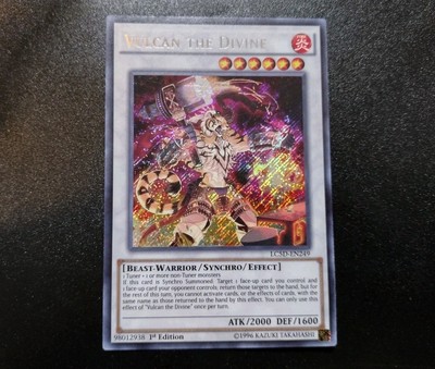 Vulcan the Divine LC5D-EN249 1st Edition Secret Rare Yugioh Card LP-image