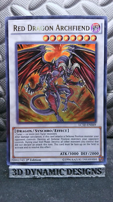 | Yugioh Red Dragon Archfiend LC5D-EN069 Ultra Rare LP 🔥 |-image