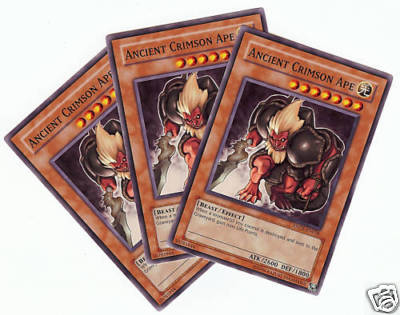 ANPR EN038 3X UNL ED ANCIENT CRIMSON APE COMMON CARDS-image